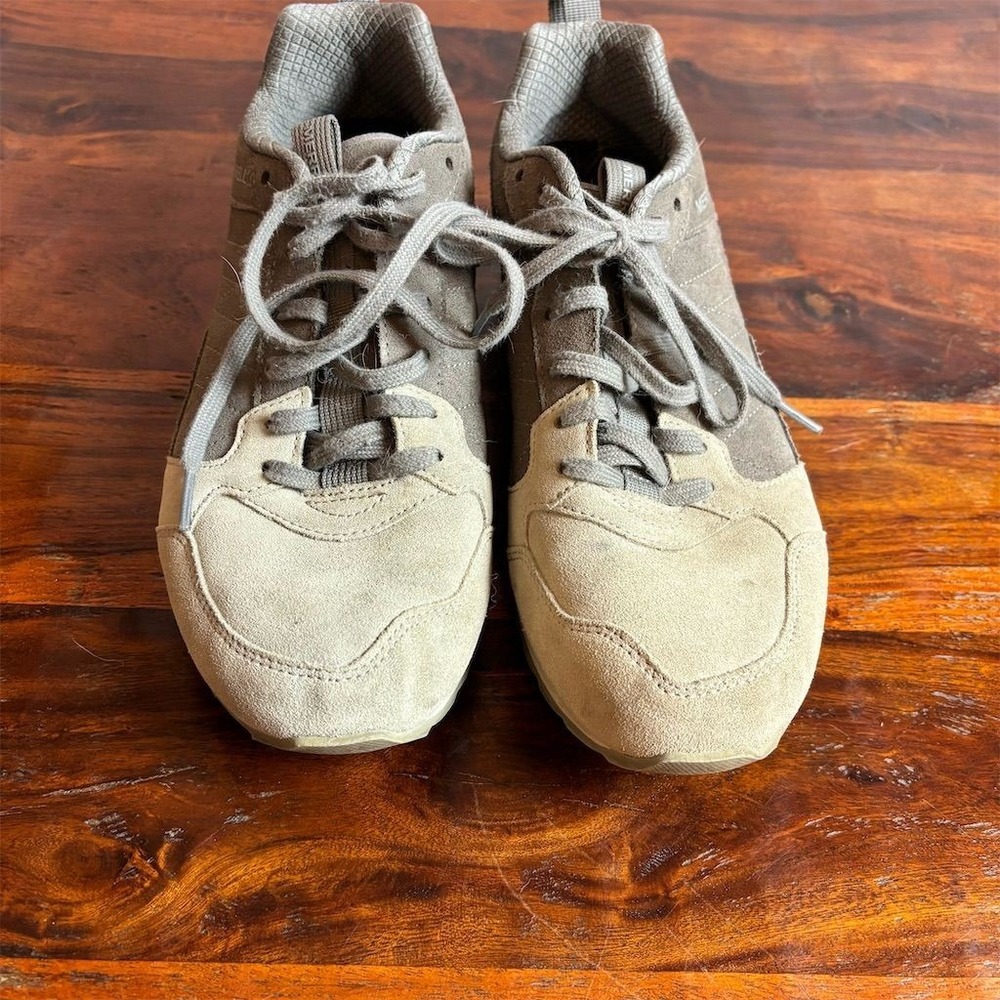 Merrell Alpine Sneaker Womens 10 Grey Tan Suede Retro Low Top Shoes J002162